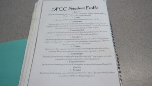 Pictured: the SPCC student profile